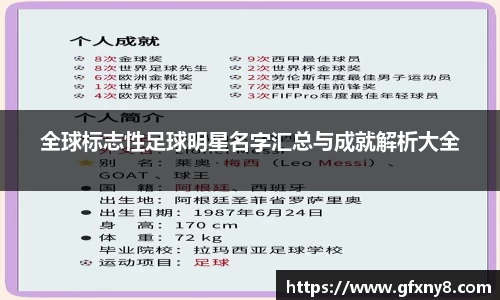 全球标志性足球明星名字汇总与成就解析大全
